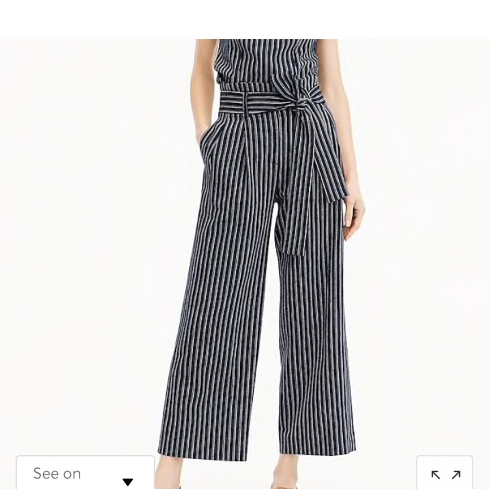 J. Crew Point Sur Paperbag Pants